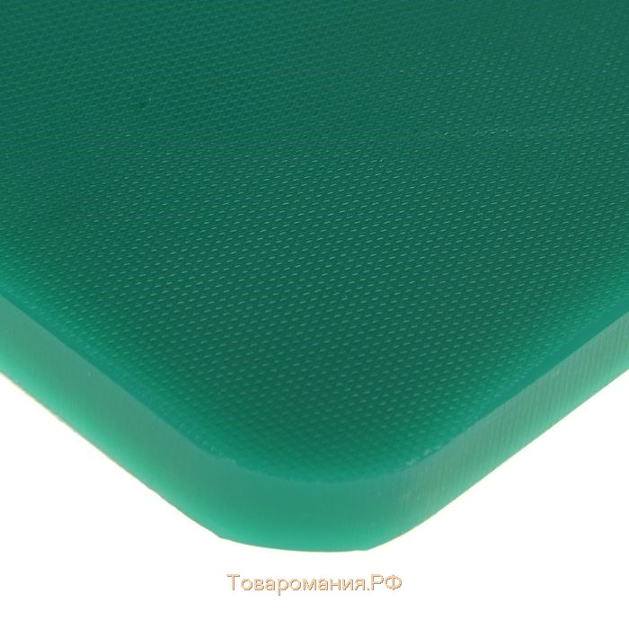Доска профессиональная разделочная, 60×40×1,8 см, цвет зелёный