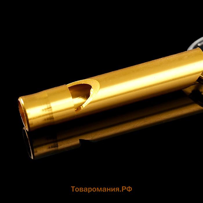 Свисток металлический малый для собак, 4,6 х 0,8 см, фасовка 12 шт, микс цветов