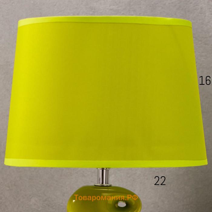 Светильник «Желание» зеленый 1×25W E14 12.5×19.5×31 см RISALUX