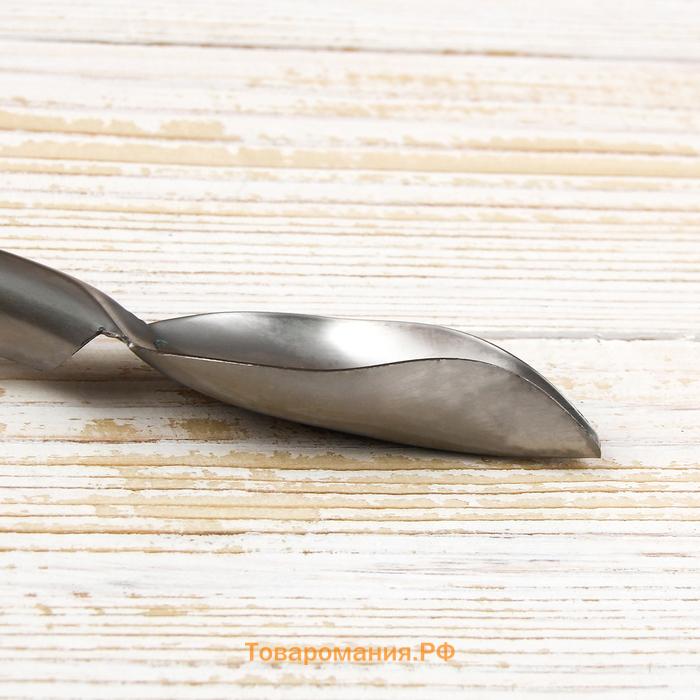 Ложка кондитерская для моделирования KONFINETTA, 22×4 см, серебристая