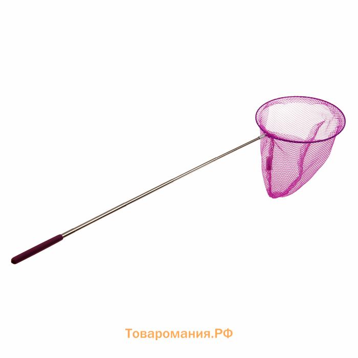 Сачок детский, телескопический, 66 см, диаметр: 19 см, МИКС