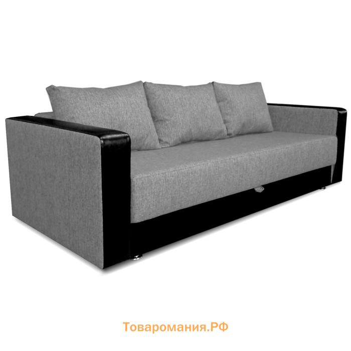 Диван «ЛИДЕР», 1400×1950 мм, обивка ASH/SUNNY BLACK