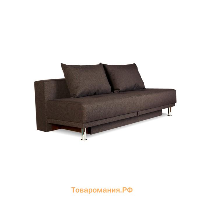 Диван-кровать NEXT, 1200×1950 мм, обивка рогожка, цвет баклажан