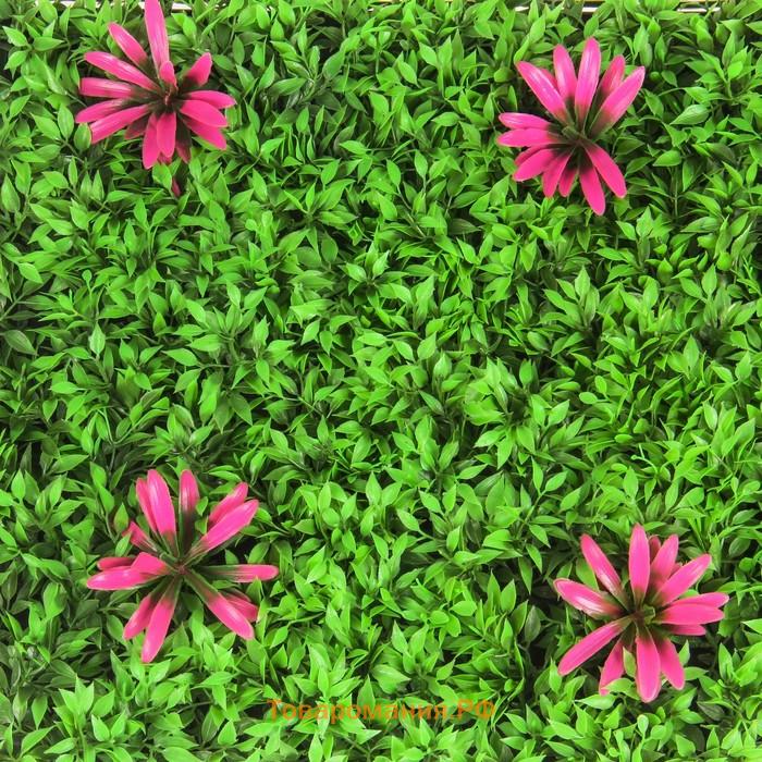 Декоративная панель, 60×40 см, «Большие цветы», Greengo