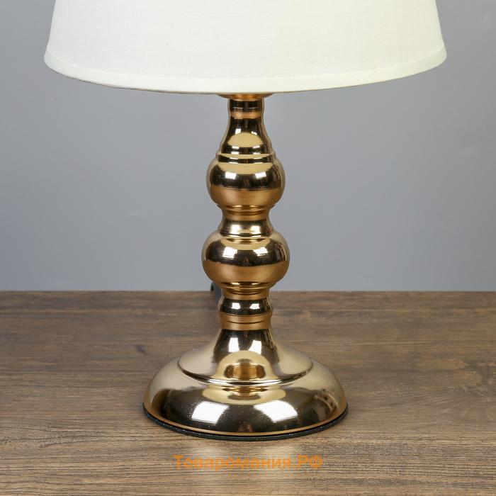 Лампа настольная «Адель» 1×40 Вт Е27 220 В золото 21×21×37 см RISALUX