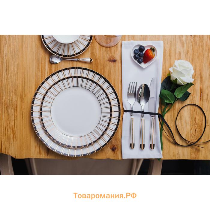 Цветы искусственные «Роза венесуэльская», 8×23 см, белые