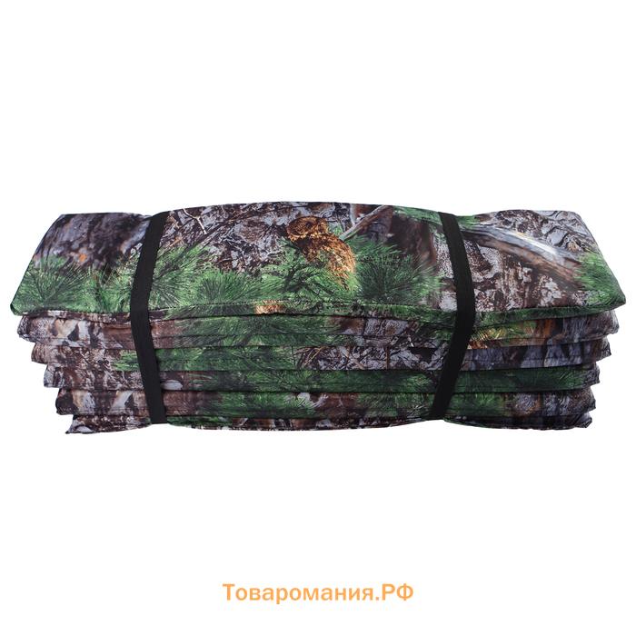 Коврик туристический maclay, складной, 180×60×2 см, камуфляж