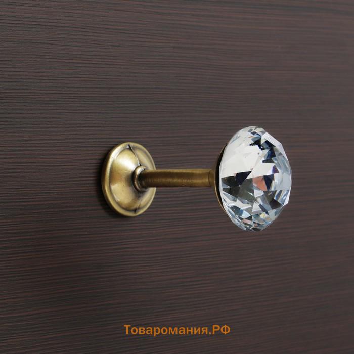Держатель для штор Kd=001, однорожковый, цвет бронза