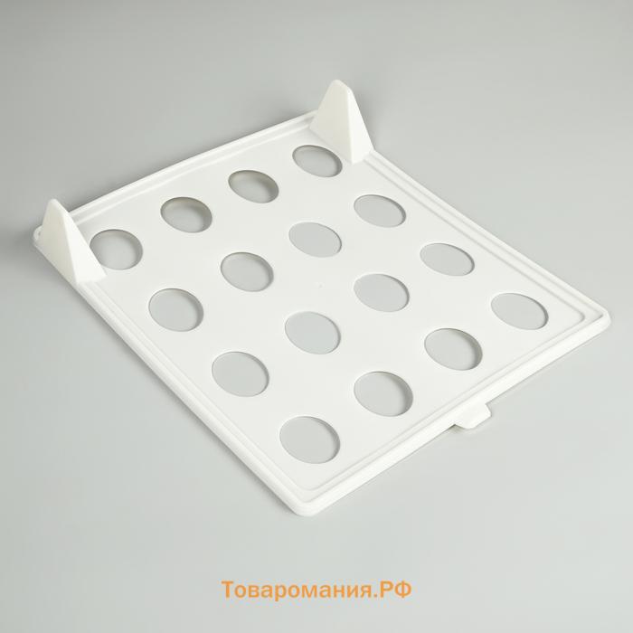 Разделитель для одежды , 35.5×28.5 см, белый