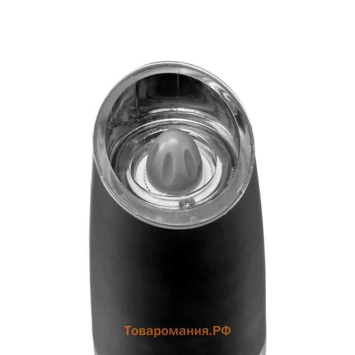 Мельница электрическая Sakura SA-6643BK, подсветка, чёрная
