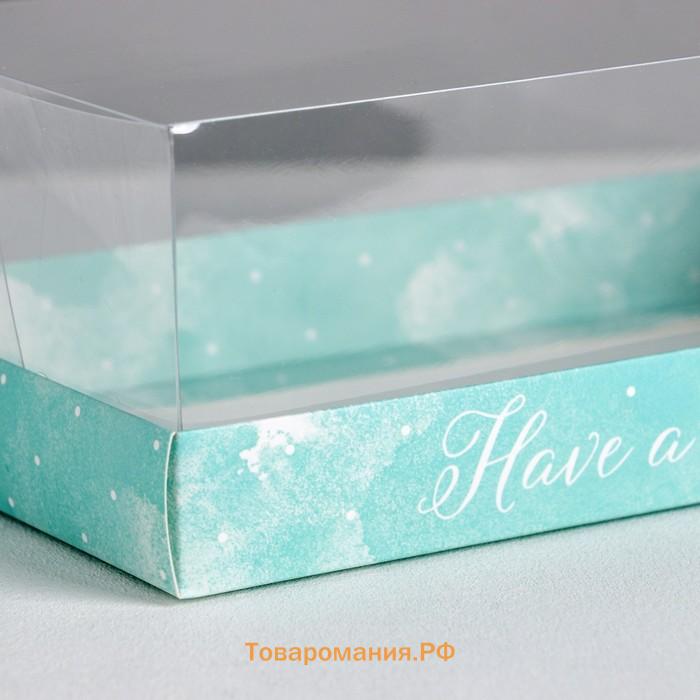 Коробка кондитерская «Have a nice day», 22 х 8 х 13,5 см