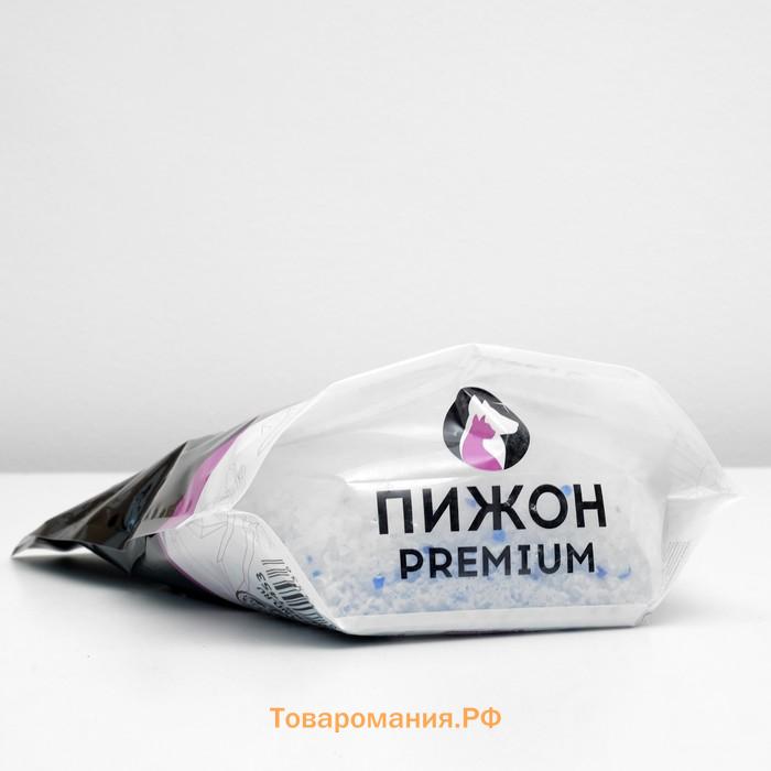 Наполнитель силикагелевый "Пижон Premium Crystal", колотый, 8 л