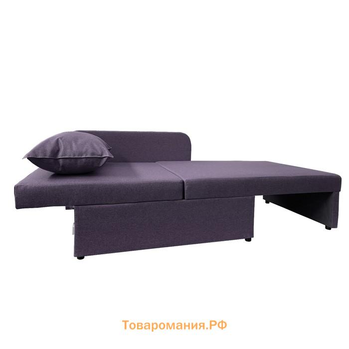 Диван кушетка NEXT NICE, со спальным местом 750×1950 мм, рогожка PLUN