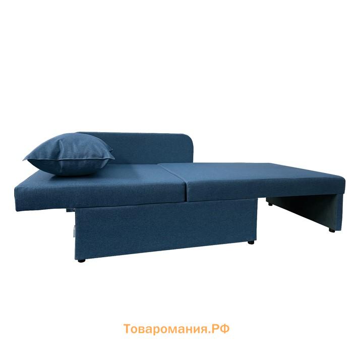 Диван кушетка NEXT NICE, со спальным местом 750×1950 мм, рогожка NAVY