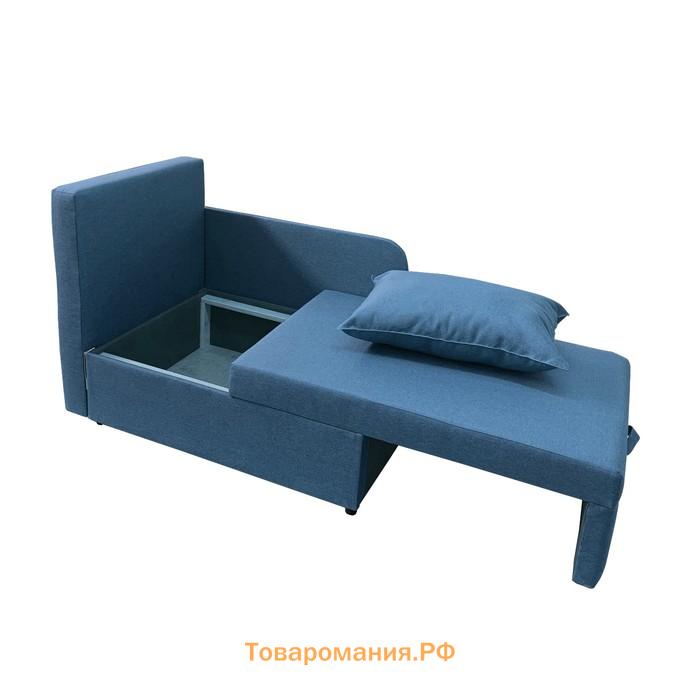 Диван кушетка NEXT NICE, со спальным местом 750×1950 мм, рогожка NAVY