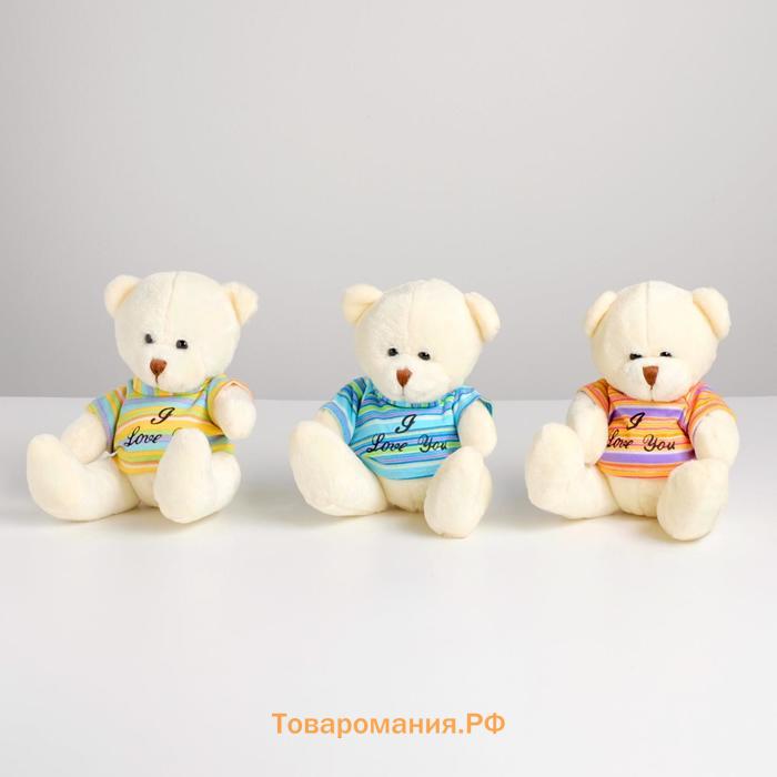 Мягкая игрушка «Мишка в футболке», МИКС