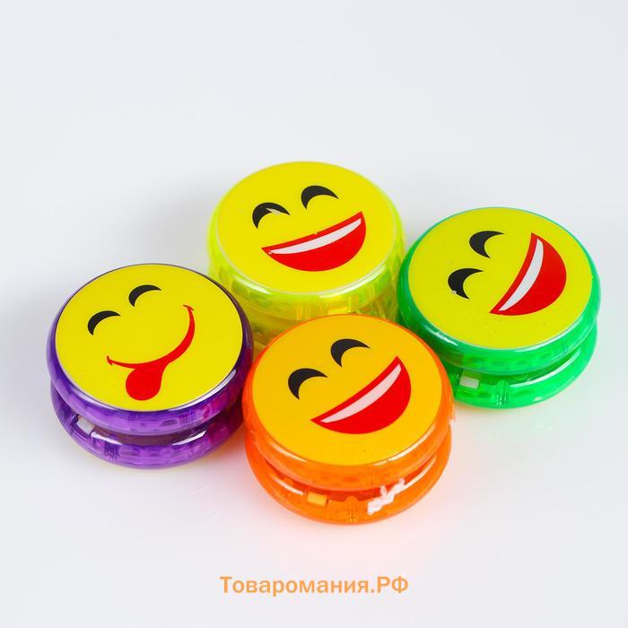 Йо-Йо «Смайл», световой, МИКС