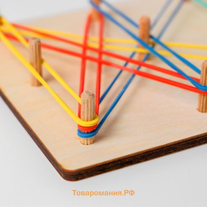 Геоборд + карточки «Пиши-стирай»