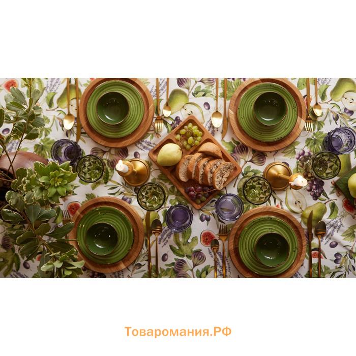Скатерть "" Фруктовый сад 149х220см, 100% хлопок, саржа 190 г/м2