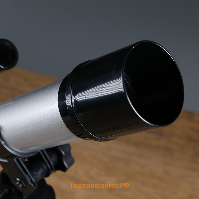 Телескоп настольный, астрономический, увеличение ×90, с компасом, модель 40F400
