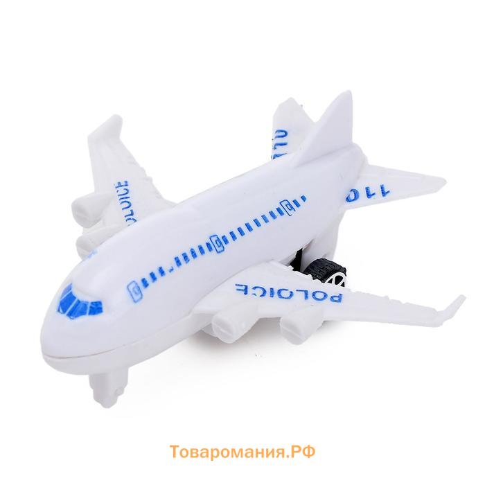 Самолёт инерционный «Глазастик», цвет МИКС