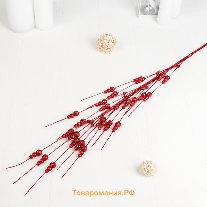 Декор блеск «Три шарика», h=130 см, МИКС