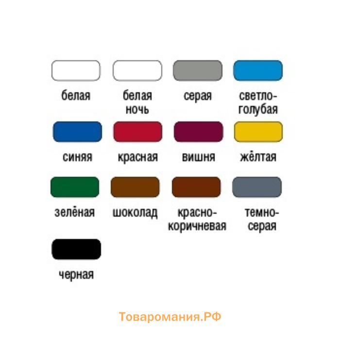 Грунт-эмаль ВИТcolor 3 в 1 по ржавчине белая ночь 1,8кг