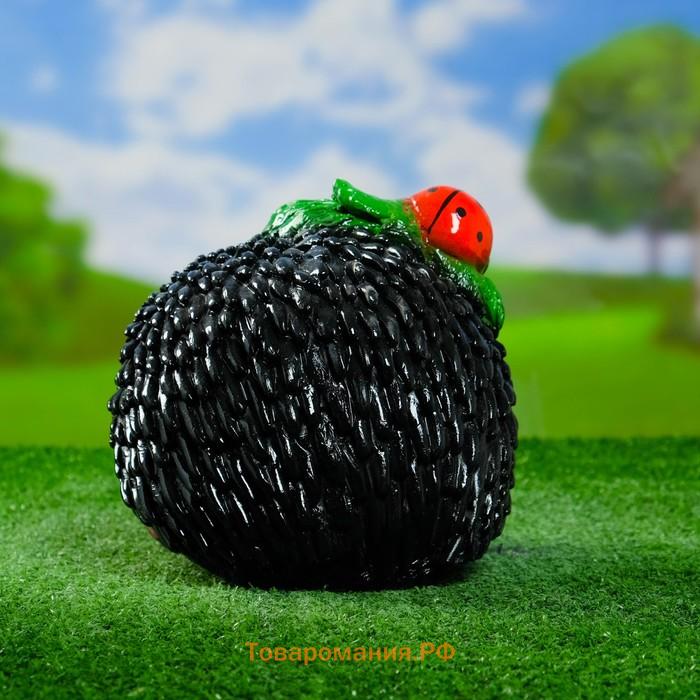 Садовая фигура из гипса «Ёж с божьей коровкой», 17×24×17 см