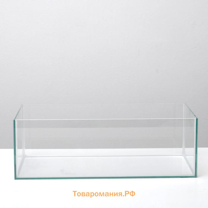 Аквариум Прямоугольный "Акваскейп" прозрачный шов, 36 литров, 60 х 30 х 20 см