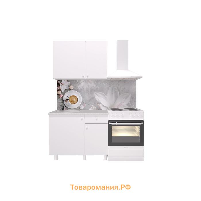 Кухонный гарнитур «Поинт», 1000 мм, цвет белый фасад/белый корпус