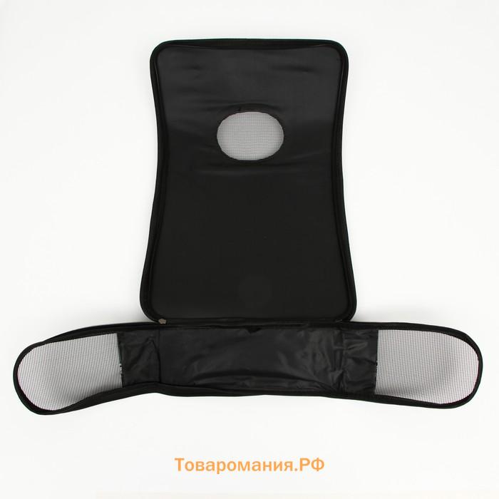 Сумка-переноска каркасная Happy , размер L, 53 х 21 х 29 см, бежевая