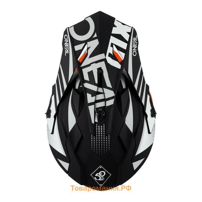 Шлем кроссовый O’NEAL 2Series SPYDE 2.0, размер S, чёрный, белый