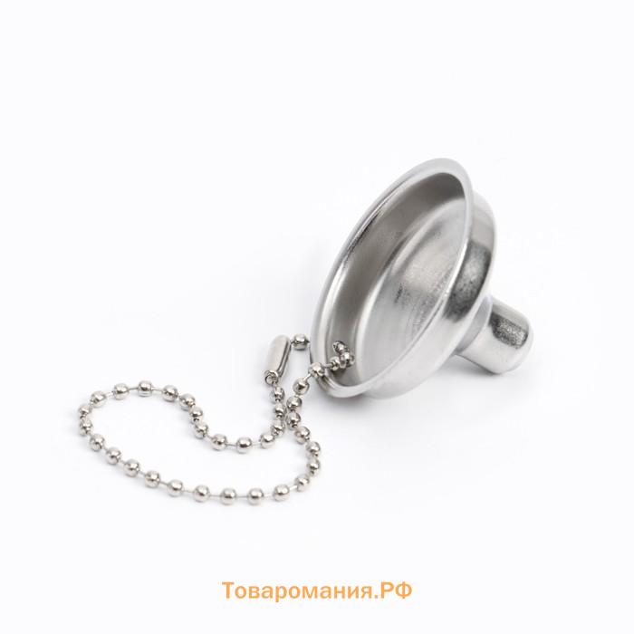 Фляжка «Праздник», нержавеющая сталь, 240 мл, с воронкой