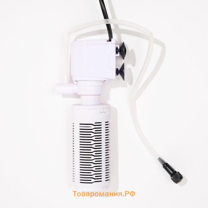 Фильтр внутренний JINGYE JY-501F, 500 л/ч, 6 Вт