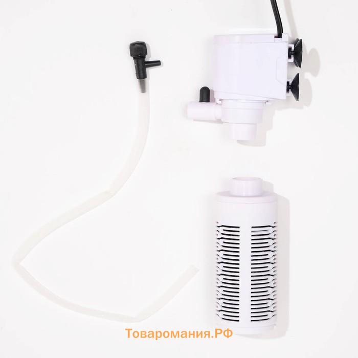 Фильтр внутренний JINGYE JY-501F, 500 л/ч, 6 Вт