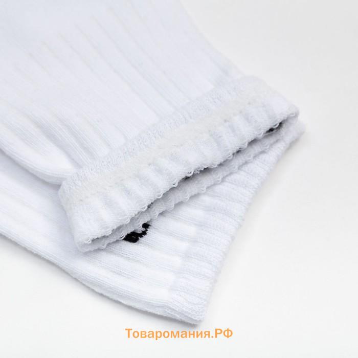 Носки женские MINAKU «CHILL», цвет белый, размер 36-37 (23 см)