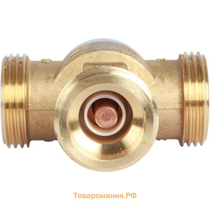 Клапан смесительный STOUT SVM-0125-186525, 1", наружная резьба, 30-65°С, KV 1,8