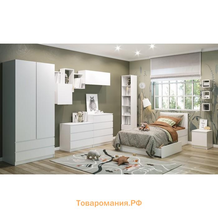 Комод для хранения Клик Мебель «Мадера», с 3 выдвижными ящиками, 800×420×775 мм, цвет белый