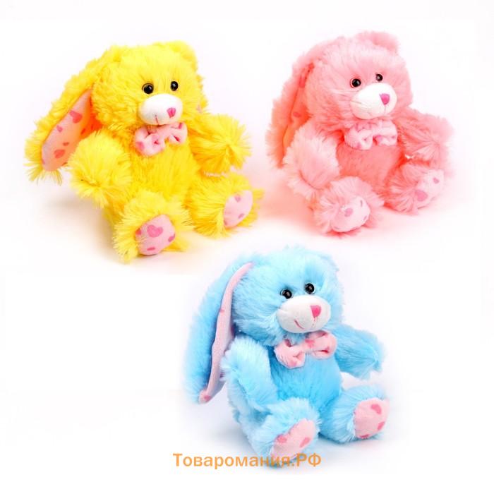 Мягкая игрушка «Зайчик», 16 см, МИКС