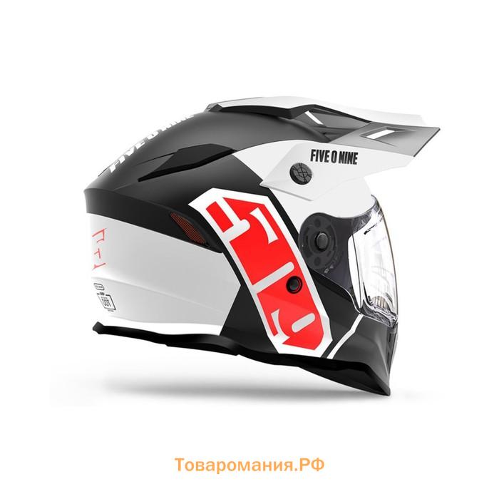 Шлем 509 Delta R3L с подогревом, размер M, чёрный, белый, красный