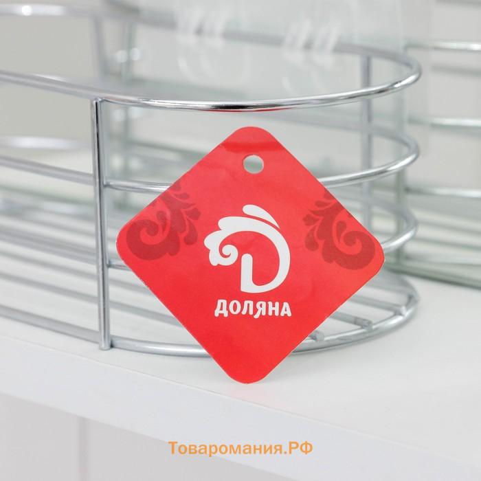 Полка на липучках , 25×11×6.5 см