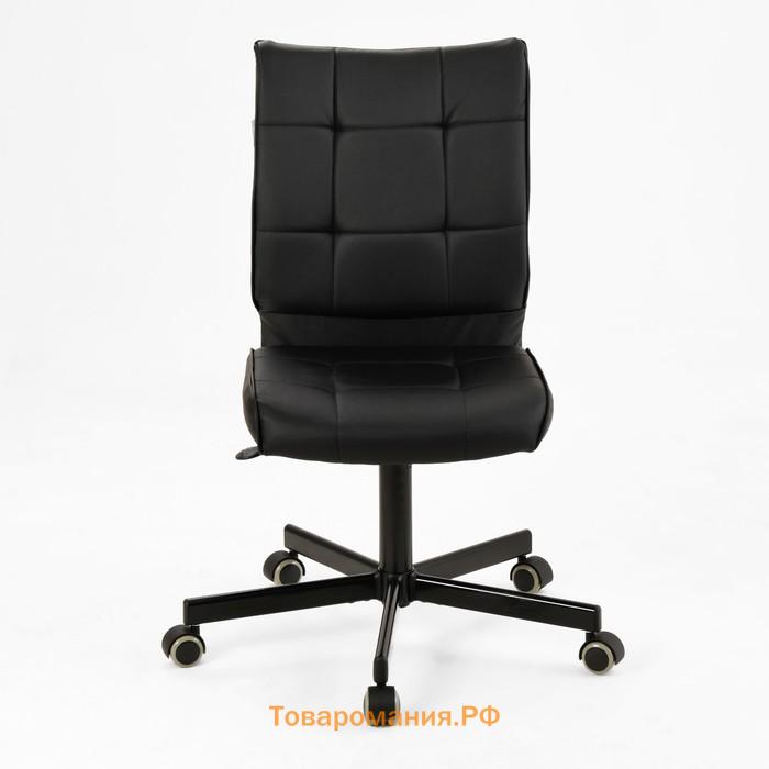 Кресло «Бюрократ» Leather Black CH-330M, 650×440×855(990) мм, экокожа, цвет чёрный