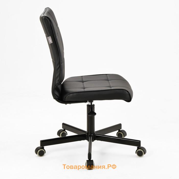 Кресло «Бюрократ» Leather Black CH-330M, 650×440×855(990) мм, экокожа, цвет чёрный