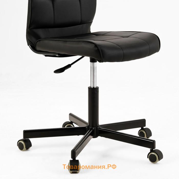Кресло «Бюрократ» Leather Black CH-330M, 650×440×855(990) мм, экокожа, цвет чёрный