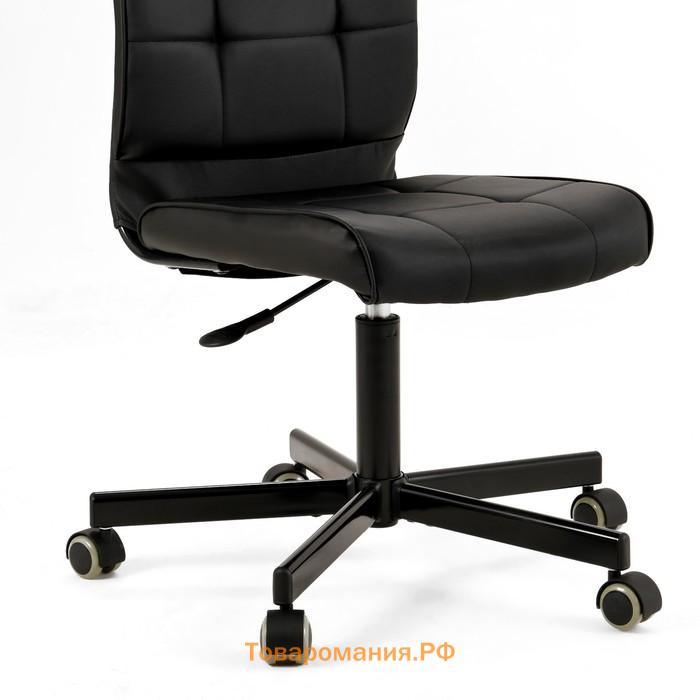 Кресло «Бюрократ» Leather Black CH-330M, 650×440×855(990) мм, экокожа, цвет чёрный