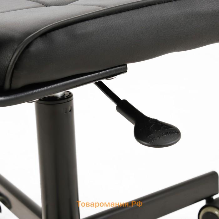 Кресло «Бюрократ» Leather Black CH-330M, 650×440×855(990) мм, экокожа, цвет чёрный