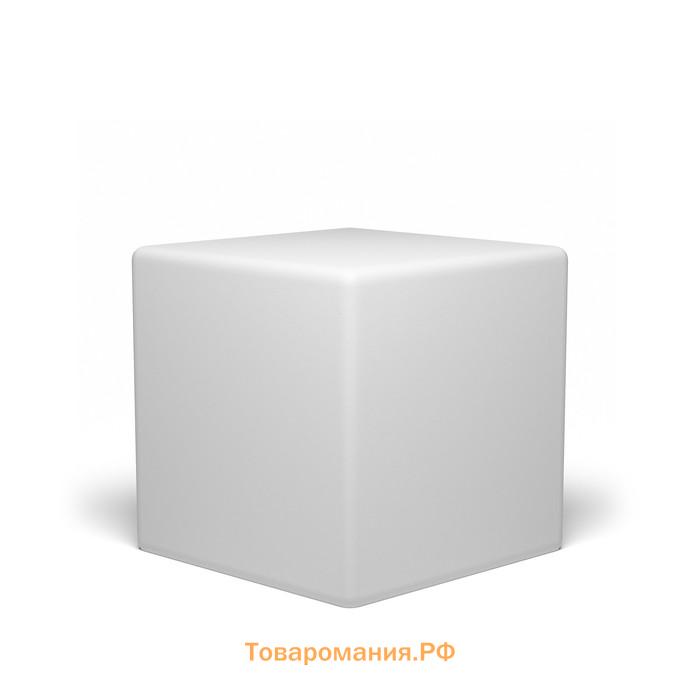 Светодиодный куб Piazza, 50 см, IP65, аккумулятор, свечение RGB