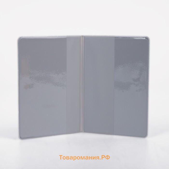 Обложка для паспорта, цвет голубой
