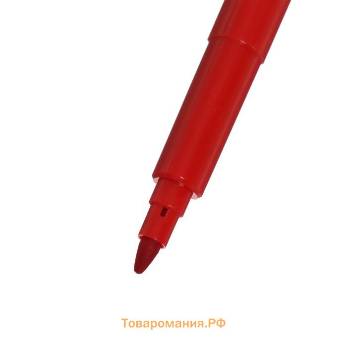 Фломастеры 12 цветов "Каляка-Маляка", трёхранные, легкосмываемые ФТГКМ12