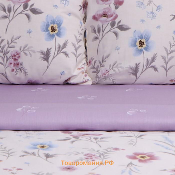 Постельное бельё LoveLife евро «Прованс», 200х217см, 225х240см, 50х70см-2шт, 100%хлопок, сатин, 125г/м²